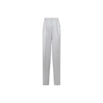 GIORGIO ARMANI Double sided Silk satin Two pleat Trousers