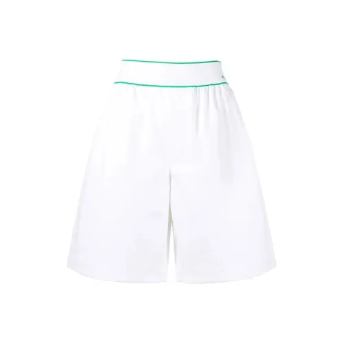Bottega Veneta Tipped Cargo Shorts White
