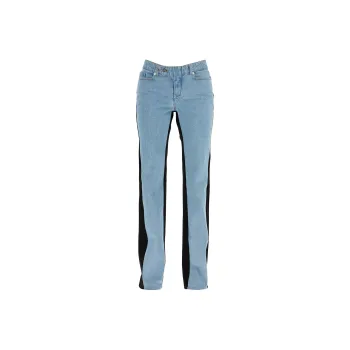 Mugler Bi color Straight leg Jeans