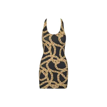 Vetements Sleeveless Dresses Women's Black