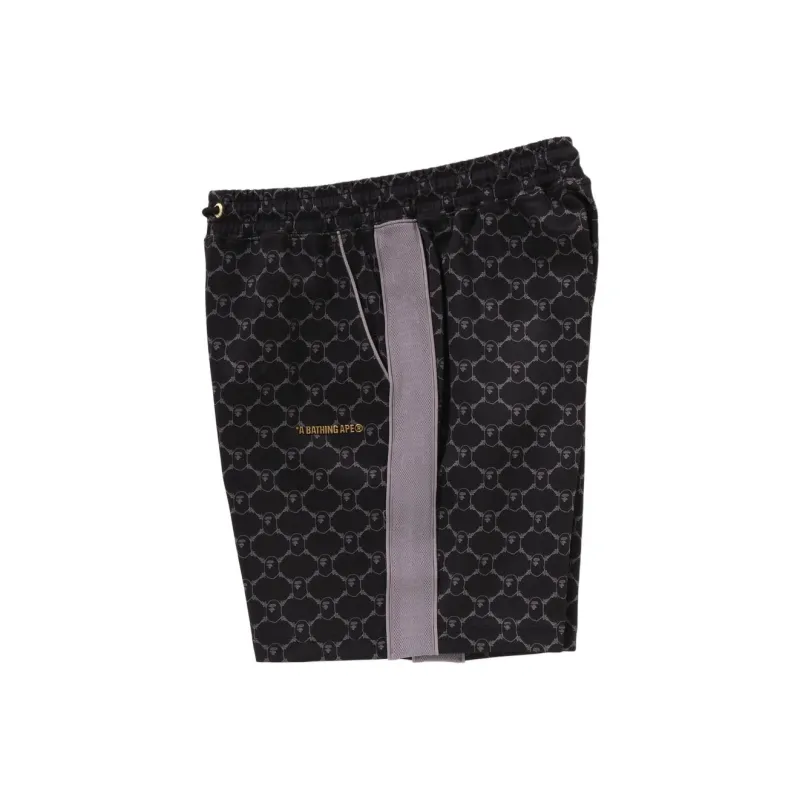Bape College Monogram Relaxed Fit Sweat Shorts-5
