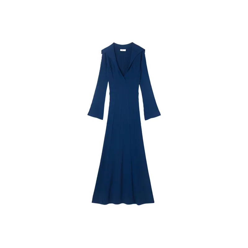 Sandro Long-Sleeved Dresses Women's Blue-0