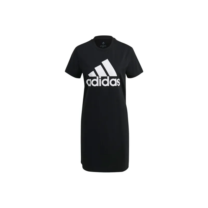 Adidas Essential Short Sleeved Dresses Women's Black-0
