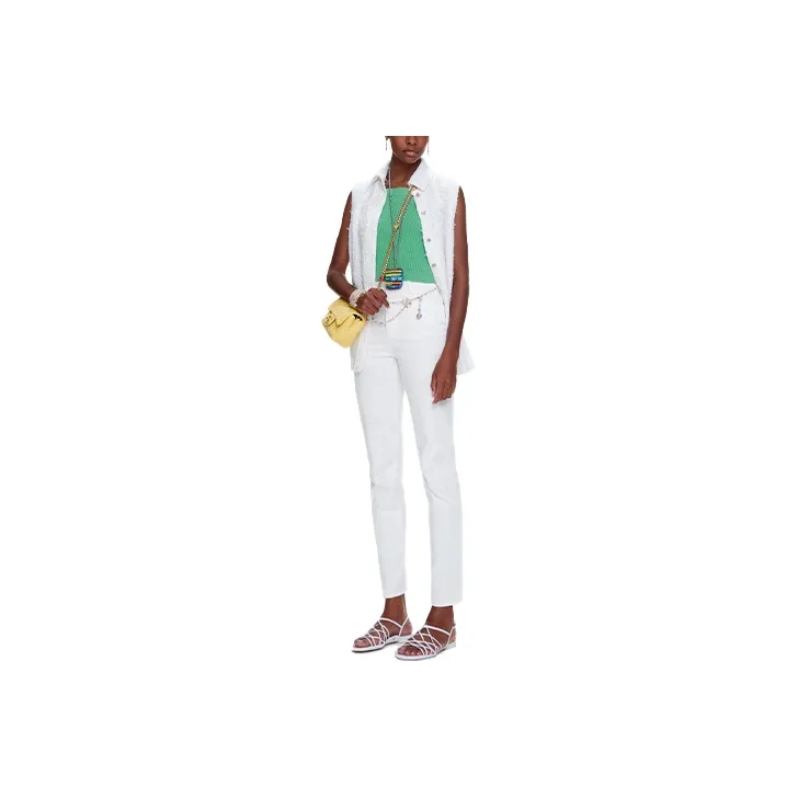 CHANEL Jeans Women's White-0