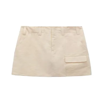 ZARA Casual Shorts Women's Beige