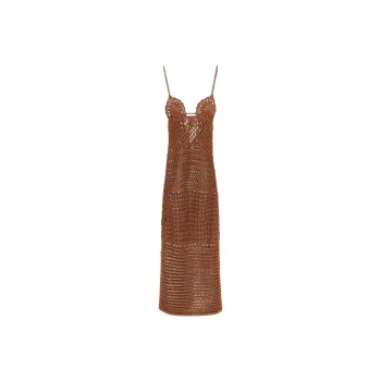 Alanui Mother Nature Crochet Sleeveless Dress