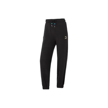 PUMA CNY Year Of The Dragon Series Knitted Sports Pants Women's Black