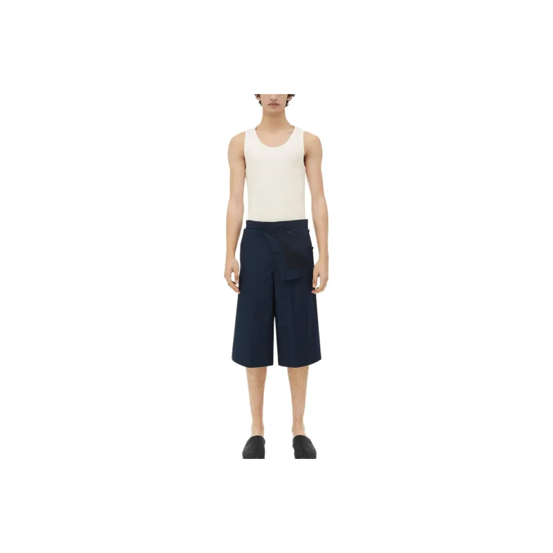 Bottega Veneta Panelled Oversized Shorts-0