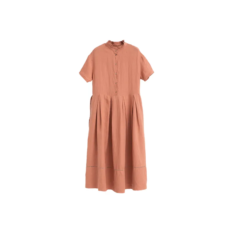 ZIMO Short Sleeved Dresses Women's-0