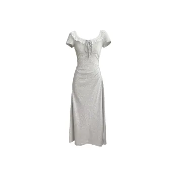 Incolore Short-Sleeved Dresses Women's Gray