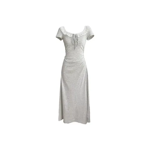 Incolore Short-Sleeved Dresses Women's Gray