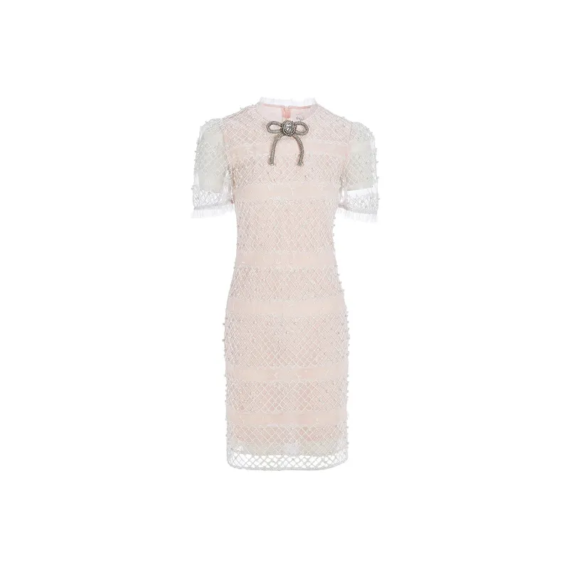 Marie Elie Short-Sleeved Dresses Women's Light Purple-0