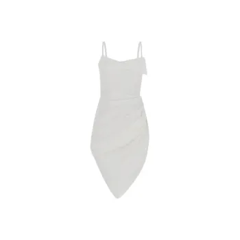 Jacquemus La Robe Saudade Draped Minidress