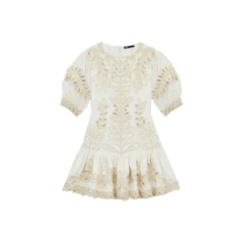 Maje Short Sleeved Dresses Women's Light Umber