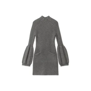 Alexander Wang Long Sleeved Dresses Women's Gray