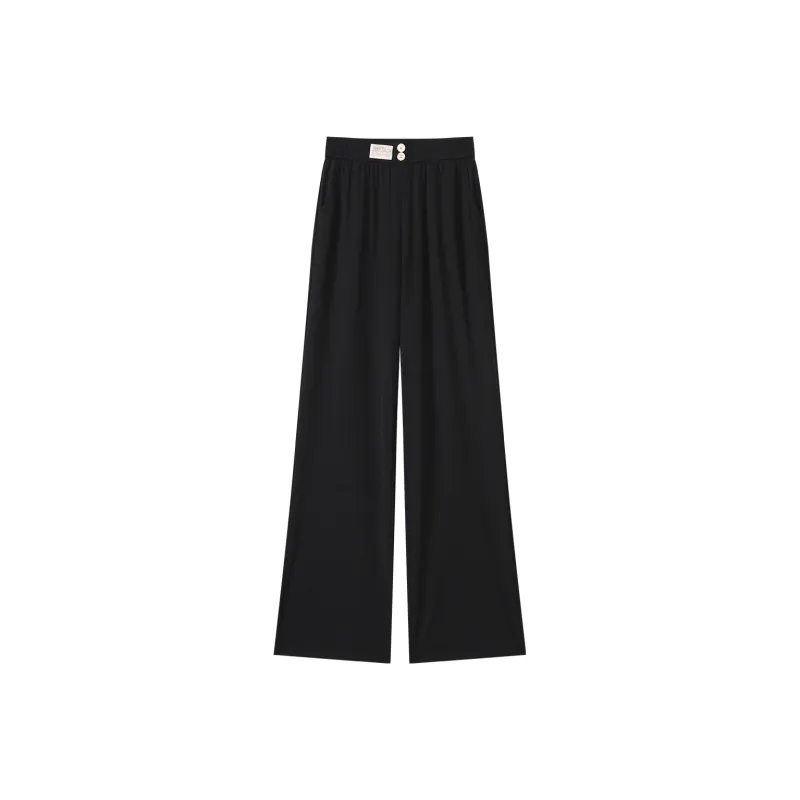 0571 Family Casual Pants Women's Black-0