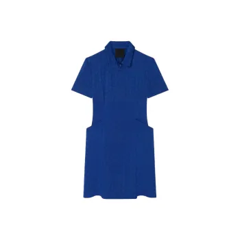 GIVENCHY FW24 Short Sleeved Dresses Women's Saffire Blue