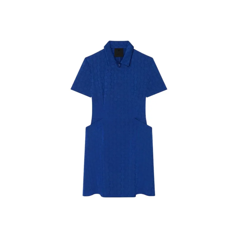 GIVENCHY FW24 Short Sleeved Dresses Women's Saffire Blue-0