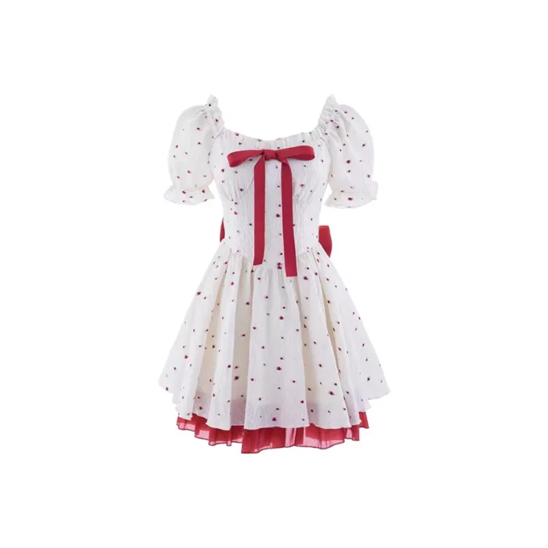 COVT Short Sleeved Dress Women's White-0