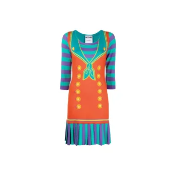 MOSCHINO Long-Sleeved Dresses Women's Orange