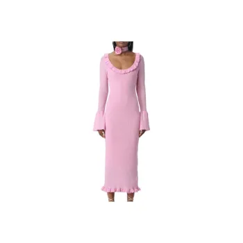 Blumarine Knit Long Skirts Women's Pink