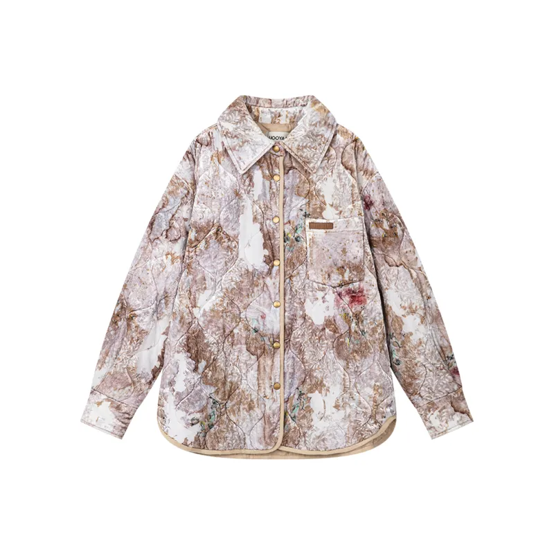 UOOYAA Puffer Jackets Women's Print-0