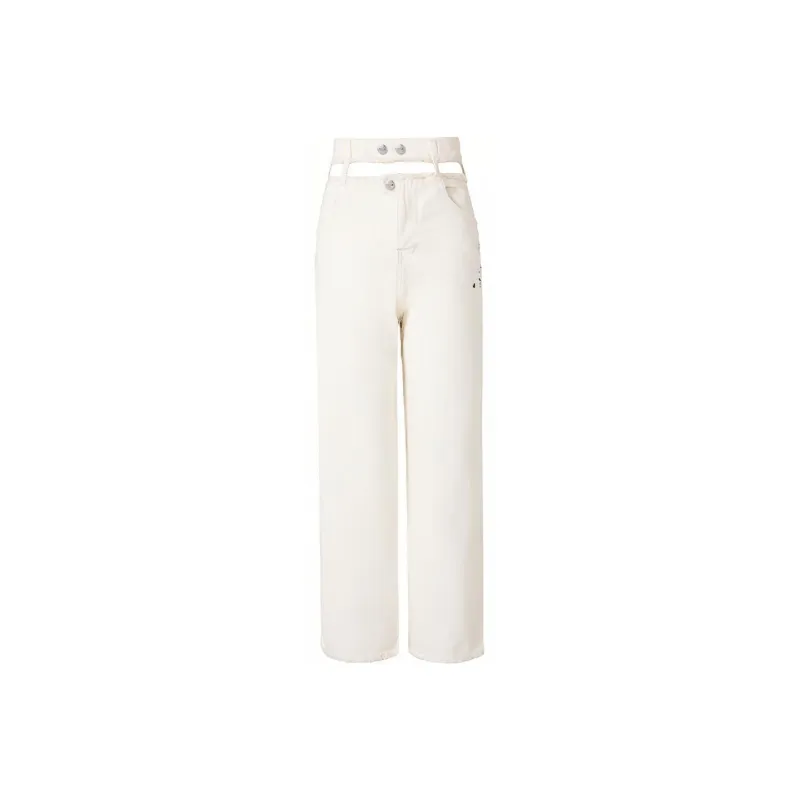 13 DEMARZO Jeans Unisex White-0