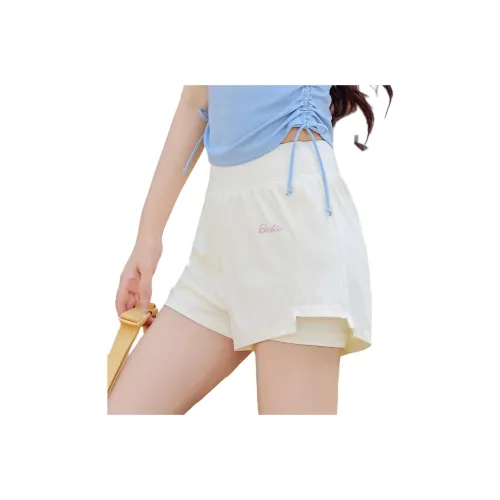 Barbie Yoga Shorts Women's Light Milk Coffee