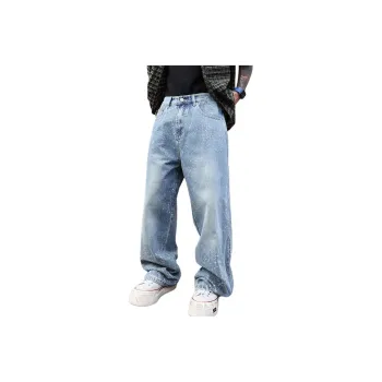 BENGEN Jeans Unisex Blue