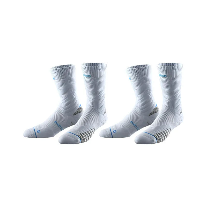 SPALDING Professional Basketball Socks Trendy Versatile Warm Elite Socks Comprehensive Training Unisex 3 Pack-26