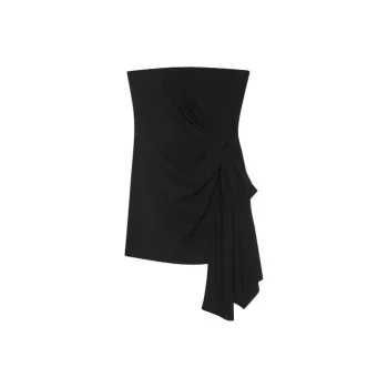 SAINT LAURENT Sleeveless Dresses Women's Black
