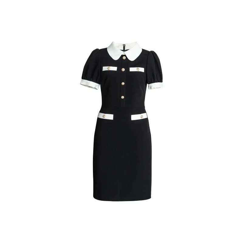 ROEYSHOUSE Short-Sleeved Dresses Women's Black-0