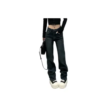 KULAIYA Jeans Unisex Textured Blue Gray
