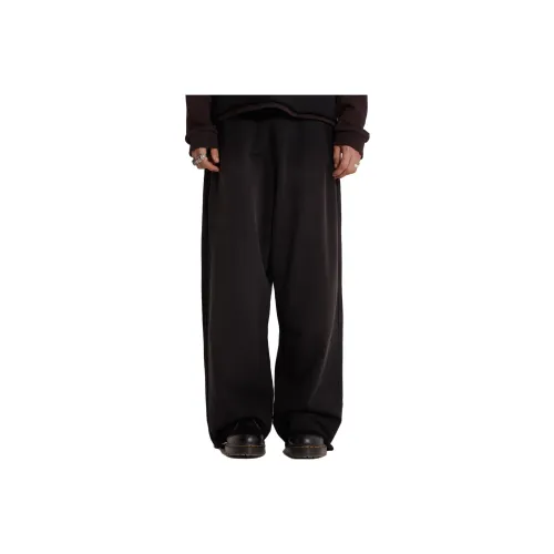 Jaded London Knitted Sweatpants Unisex Washed Black