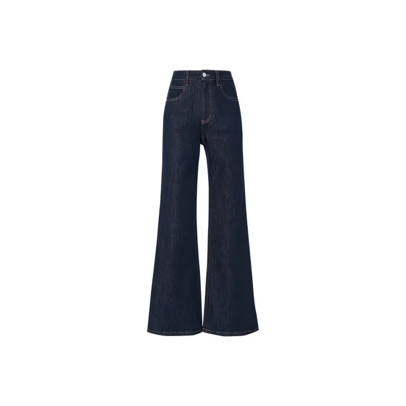Hopeshow Jeans Women's Dark Blue-0