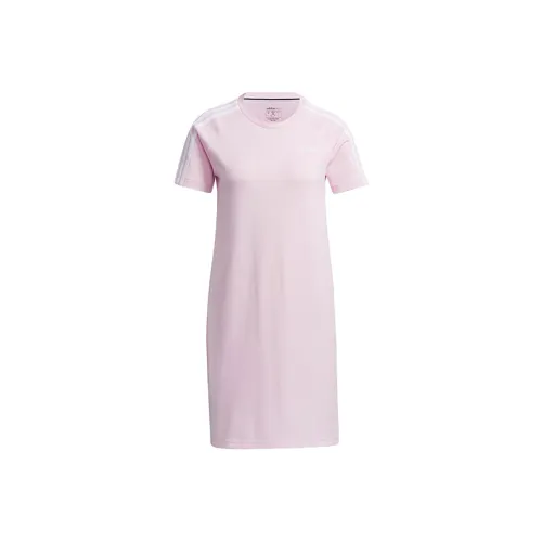 Adidas Neo Short Sleeved Dresses Women's Pink
