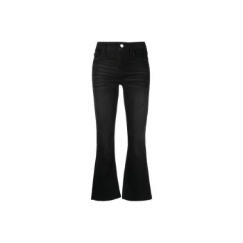 FRAME Le Crop Flared Skinny Jeans
