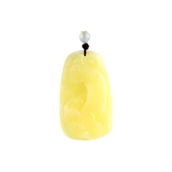 POSILAN Amber Beeswax Necklaces Unisex