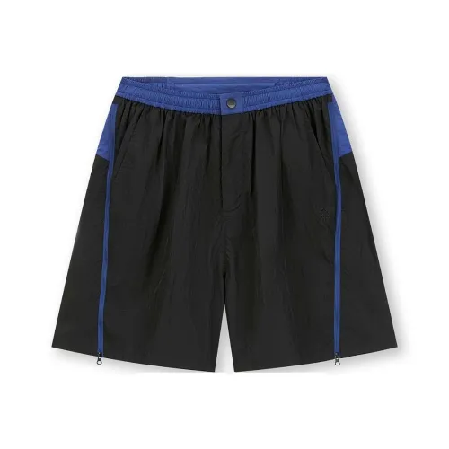 Tuff feather-trim tweed shorts Blue
