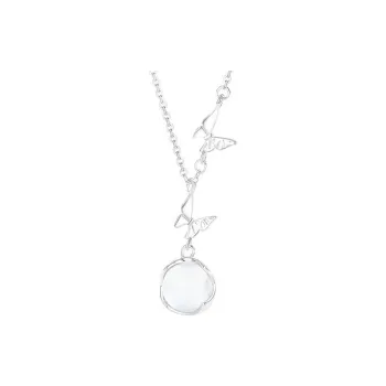 TIANJUE Natural Chalcedony Necklaces Unisex