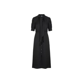 PRADA Short-Sleeved Dresses Women's Black