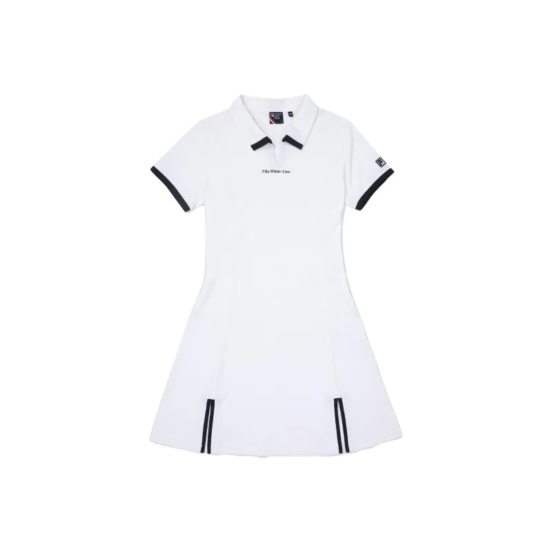 FILA Short Sleeved Dresses Women's White-0