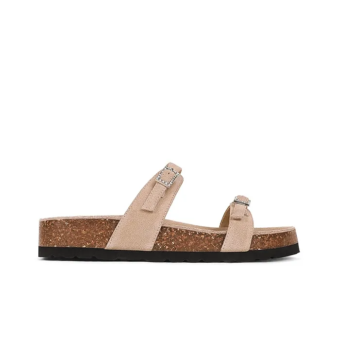 Uncle's House Rubber Sole EVA Abrasion Resistant Slide Slippers Women's-3
