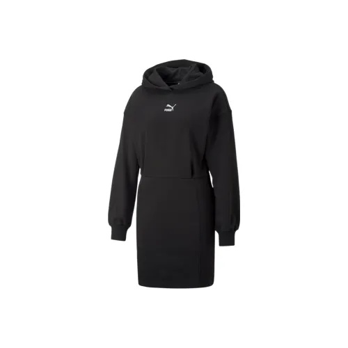 PUMA Man City Long-Sleeved Dresses Women's Black