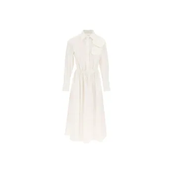 Valentino Long-Sleeved Dresses Women's White