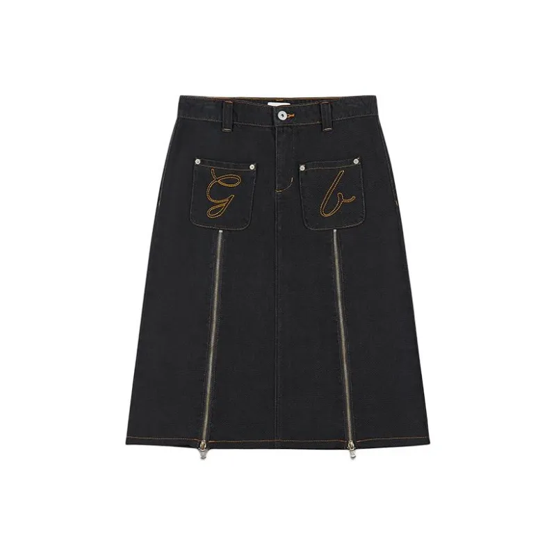GOOD BAI SS24 Denim Long Skirts Women's-0