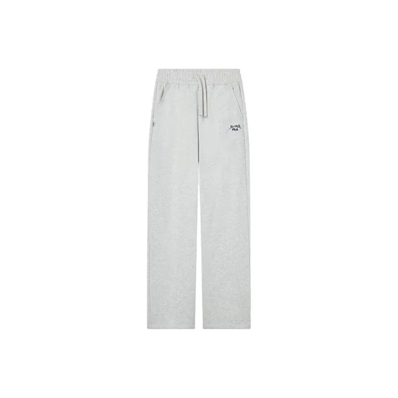 FILA Knitted Sweatpants Women's Ivory Heather Gray-0