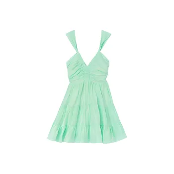 Sandro Sleeveless Dresses Women's Green