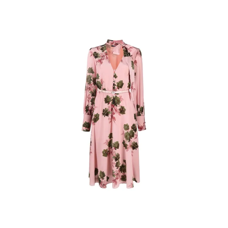 Blumarine Long-Sleeved Dresses Women's Pink-0