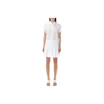 Helmut Lang Short-Sleeved Dresses Women's White